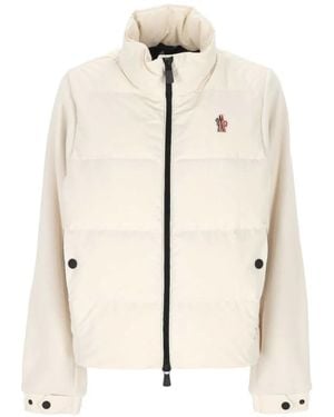 Moncler Gesteppte Polartec Fleecejacke - Natur