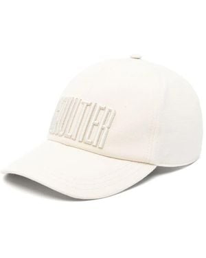 Jean Paul Gaultier Logo-Embroidered Cap - White