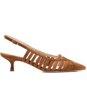 Anna F. Pumps Mit Cut-Outs - Braun