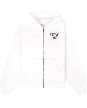 Sporty & Rich ジップ パーカー - ホワイト