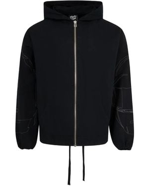 Pleasures X Daft Punk Hoodie mit Reißverschluss - Schwarz