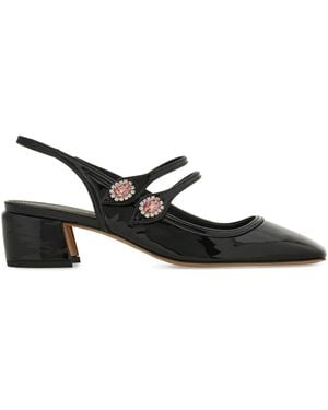 Ferragamo Mary Jane Slingback Court Shoes - Black