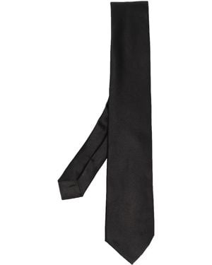 Giorgio Armani Woven Jacquard Tie - Black