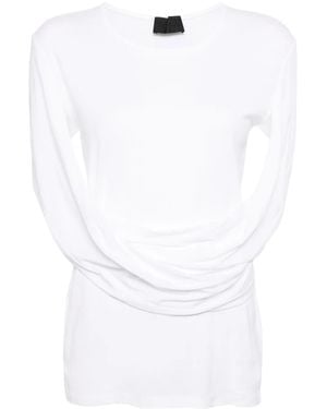 Puppets and Puppets Haut Straightjacket En Coton - Blanc