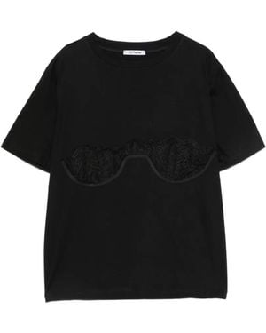 Parlor T-Shirt Con Applicazione - Nero