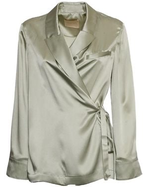Momoní Praia Tie-Waist Jacket - Grey