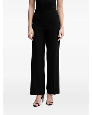Benetton Pantalon Ample À Plis Marqués - Black