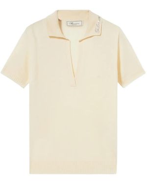 Blumarine Polo-Collar Jumper - Natural
