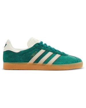 adidas Gazelle Perforated Trainers - Green