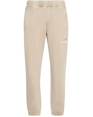 Philipp Plein Joggingbroek Met Geborduurd Logo - Naturel