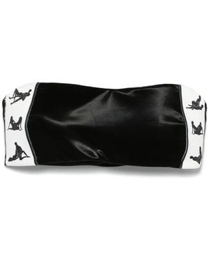 Poster Girl Sex Tape Bandeau Top - Black