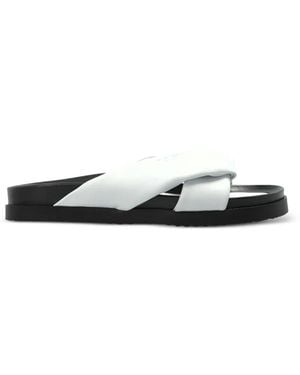 Bogner Twisted Leather Trainers - White