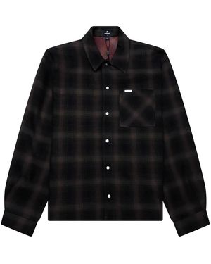 Represent Reversible Check Shirt - Black