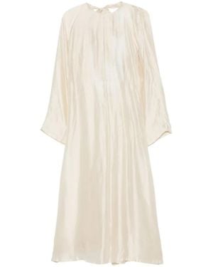Our Legacy Shimmering Open-Back Maxi Dress - White