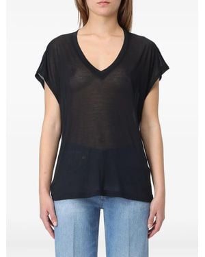 Dondup V-Neck T-Shirt - Black