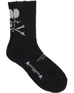 MASTERMIND WORLD Skull-Print Socks - Black