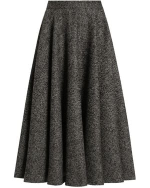 Dolce & Gabbana Gonna Midi Svasata - Grigio