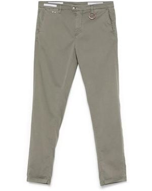 Sartoria Tramarossa Hose Mit Logo-Patch - Grau