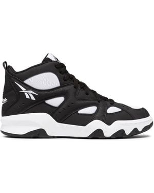 Reebok Atr Decimator Paneled High-Top Sneakers - Black