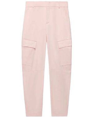 Another Tomorrow Pantalon Cargo À Coupe Incurvée - Pink