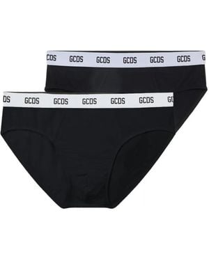 Gcds Set De Dos Calzoncillos Con Logo En La Cinturilla - Negro