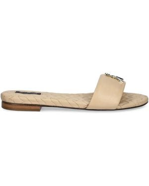 Patrizia Pepe Leather Sandals - Natural