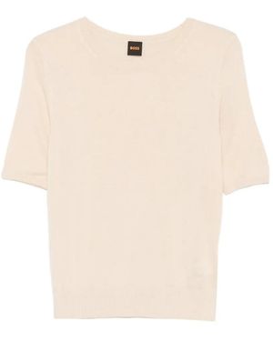 BOSS Fiaffu Short-Sleeve T-Shirt - White
