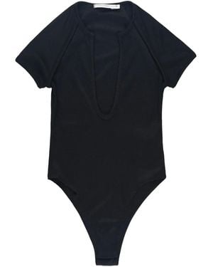 Christopher Esber Body Con Scollo A V - Nero