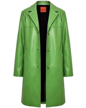 Simon Miller Margot Single-Breasted Coat - Green