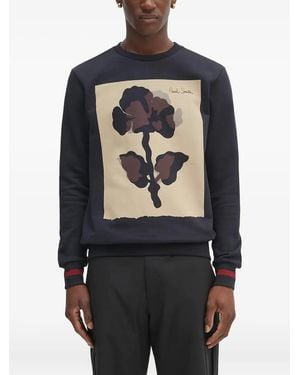 Paul Smith フローラル スウェットシャツ - ブラック