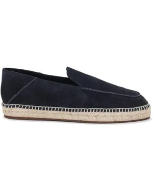 Loro Piana Seaside Walk Suede Espadrilles - Blue
