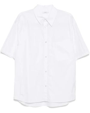 Attachment Cotton Shirt - White