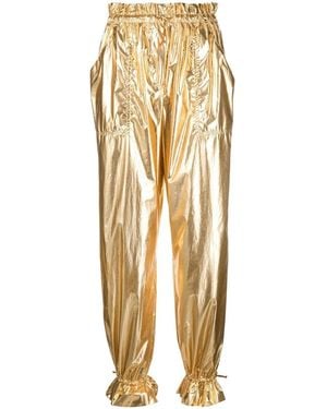 forte_forte Metallic Tapered Trousers