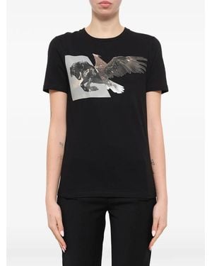 Neil Barrett Graphic-Print T-Shirt - Black