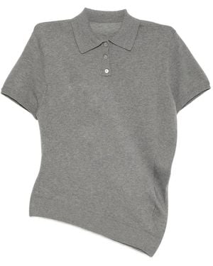 JNBY Knitted Polo Top - Grey