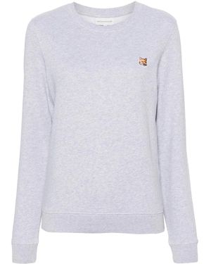 Maison Kitsuné Crewneck Sweatshirt - White