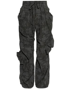 Vivienne Westwood Builder Floral-Print Trousers - Black