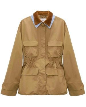 Dorothee Schumacher Patch Pocket Jacket - Natural