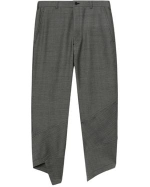 COMME DES GARÇON BLACK Panelled Asymmetrical Trousers - Grey