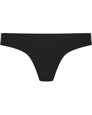 Scandale Nuit Fauve Open-Back Briefs - Black
