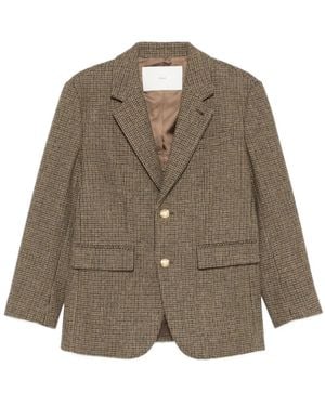 DUNST Blazer Con Motivo Pied-De-Poule - Marrone