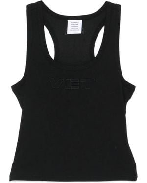 Vetements Vet Tanktop - Black