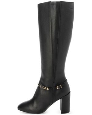 Ferragamo Chain-Strap Boots - Black
