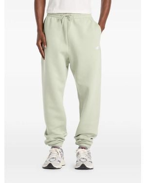 New Balance Logo-Detail Joggers - Natural