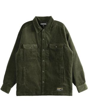 Neighborhood Chemise En Velours Côtelé - Green