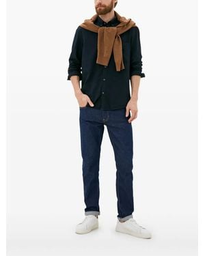 Marc O' Polo Long-Sleeve Button-Up Shirt - Blue
