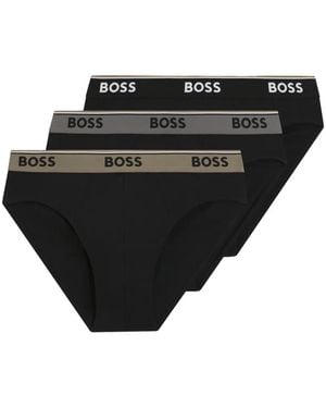 BOSS Bragas Con Logo En La Cintura - Negro
