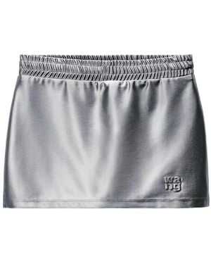 Alexander Wang Rock mit elastischem Bund - Grau
