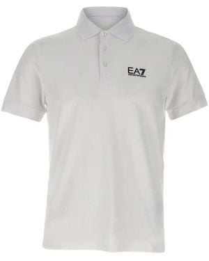 EA7 Core Identity Polo Shirt - White