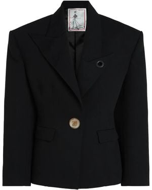 KARL LAGERFELD Kl Studio Voluminous Blazer - Black